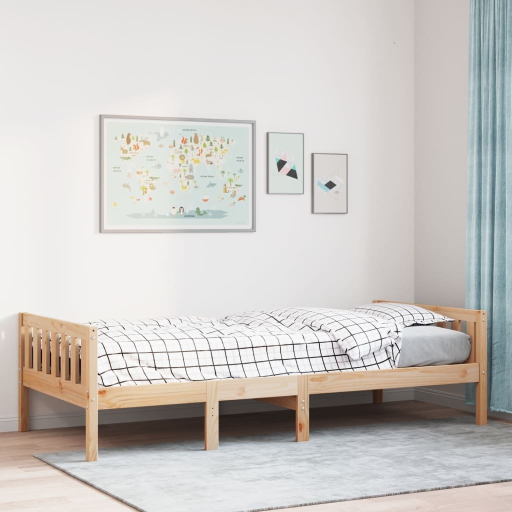 vidaXL Kinderbed 90x190 Grenenhout - 41% Korting!