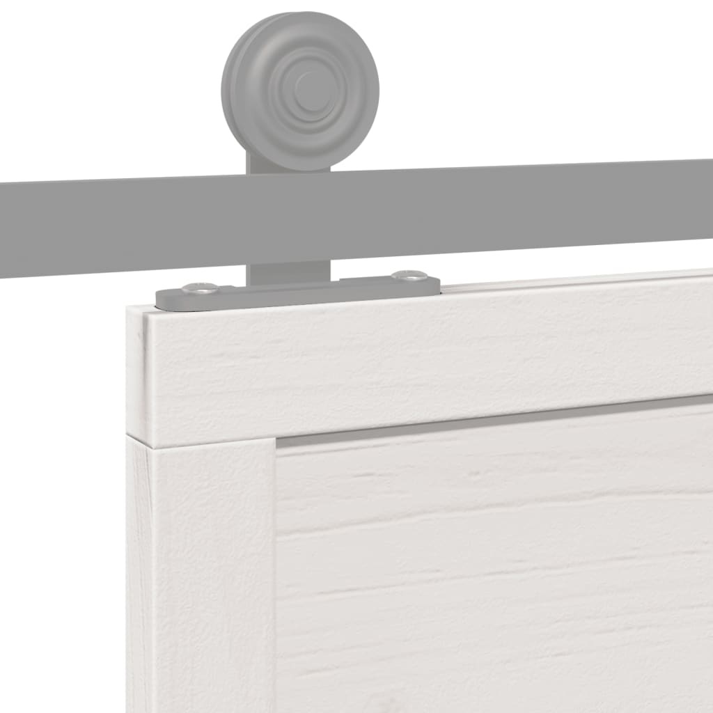 vidaXL Schuifdeur Grenen Wit 100x208cm - 42% Korting!