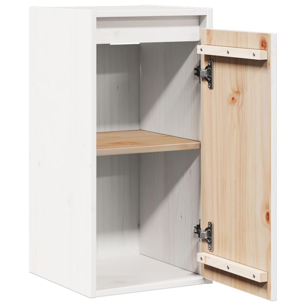 Wandkast Grenenhout Wit 30x30x60cm - 35% Korting!
