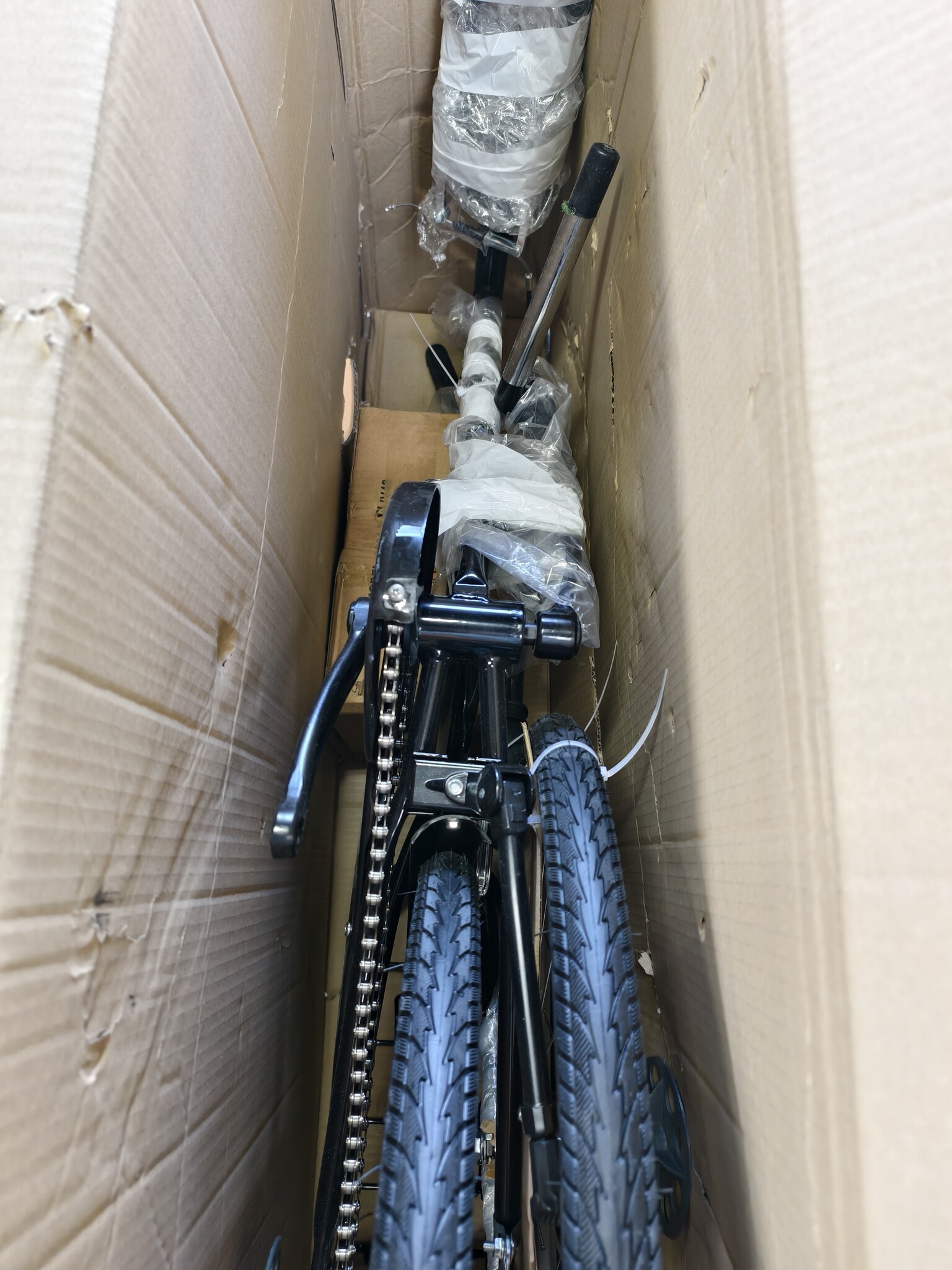 Vouwfiets 24 inch Zwart - 45% Korting! Ruimtebesparend!