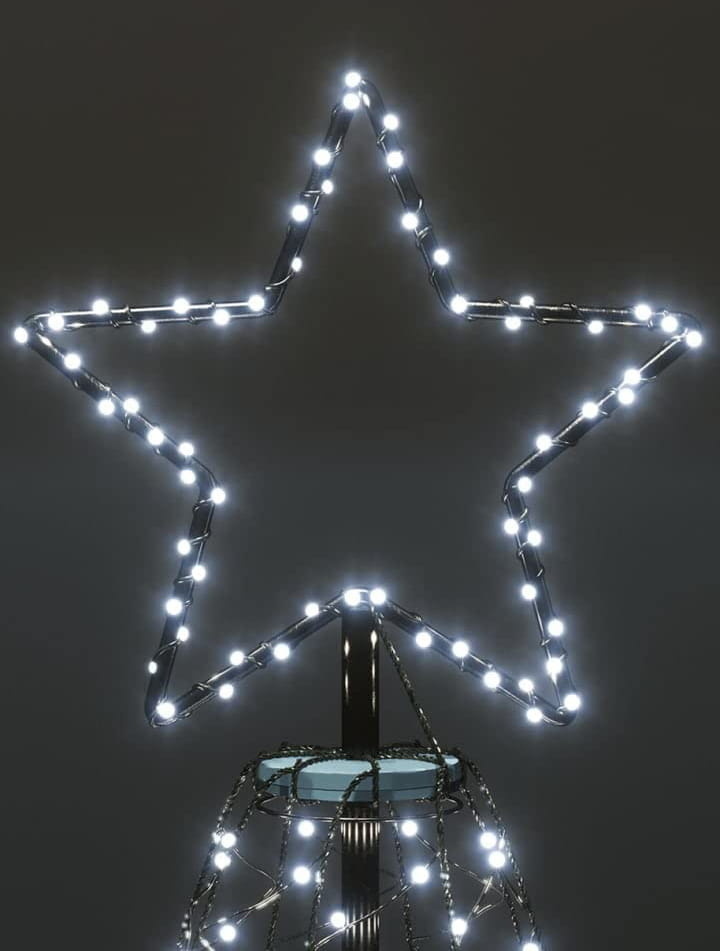 Kerstboom Vlaggenmast 300cm LED - 60% Korting!