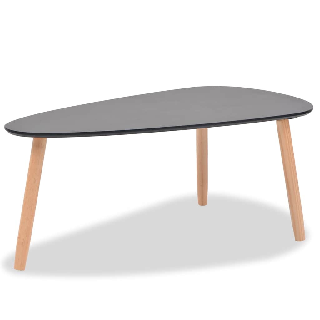 VidaXL Salontafelset Grenen Zwart (2-delig) - 47% Korting!