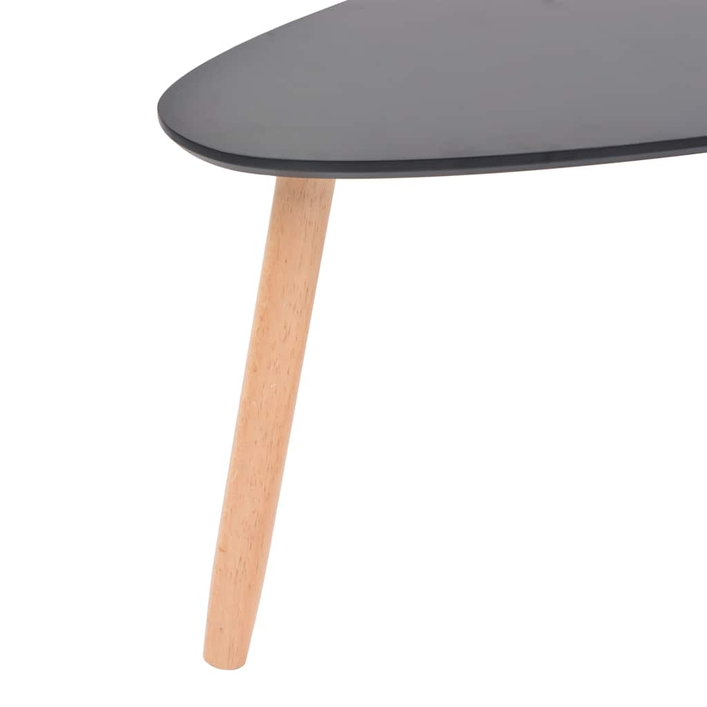 VidaXL Salontafelset Grenen Zwart (2-delig) - 47% Korting!