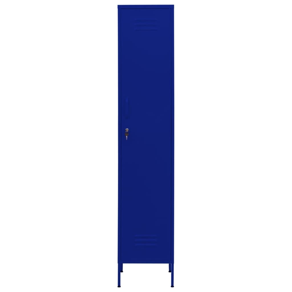 vidaXL Lockerkast Marineblauw 35x46x180cm - 35% Korting!