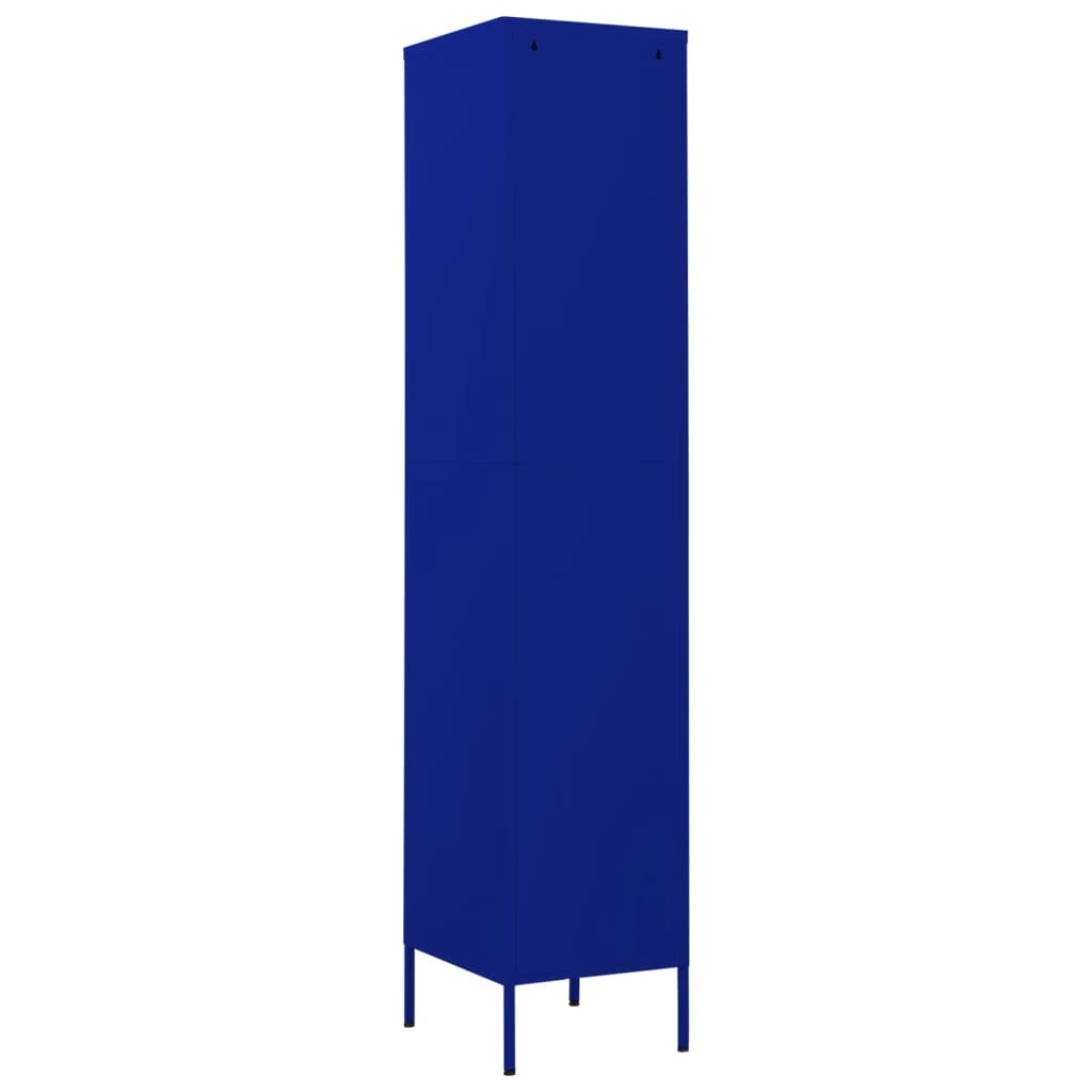 vidaXL Lockerkast Marineblauw 35x46x180cm - 35% Korting!