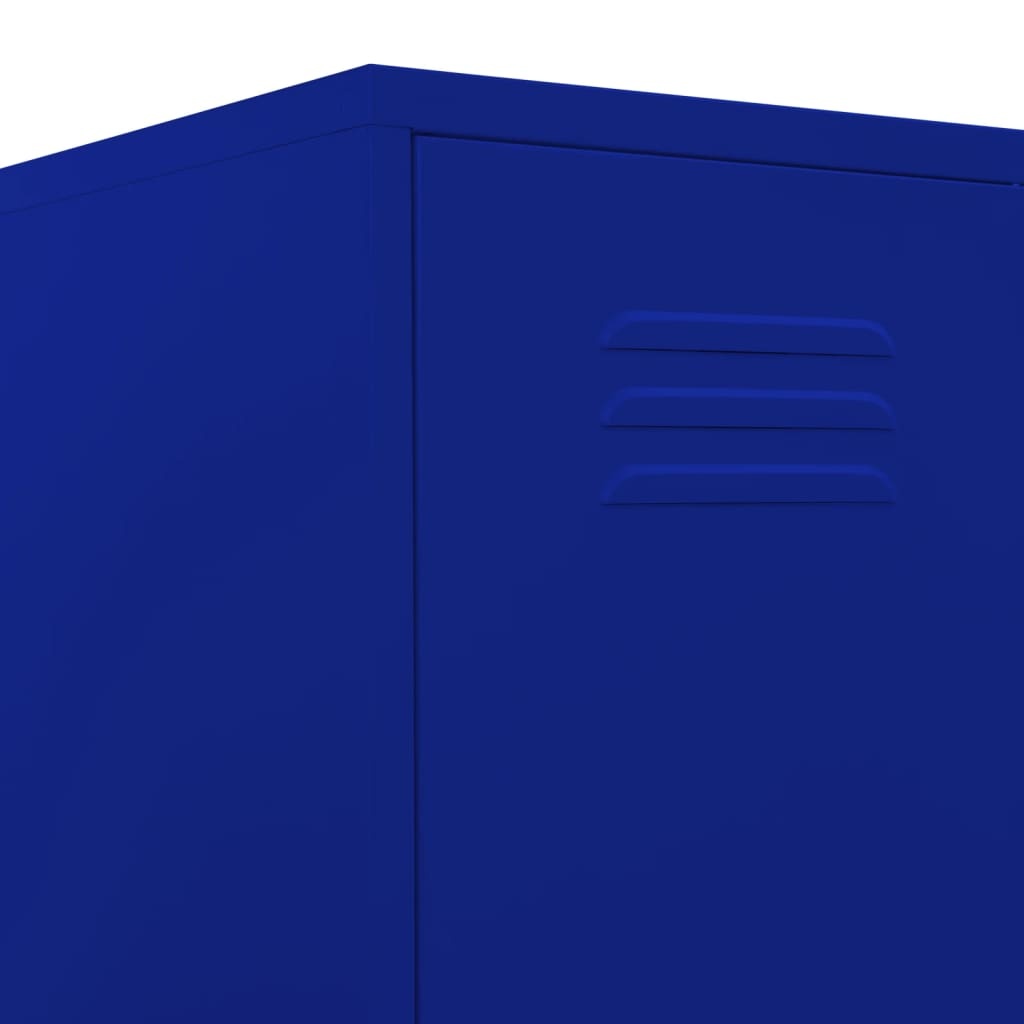 vidaXL Lockerkast Marineblauw 35x46x180cm - 35% Korting!