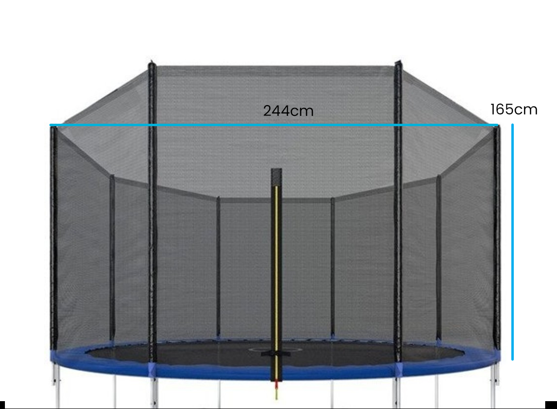 Trampoline Net 244cm Buitenrand - Zo Goed Als Nieuw! -50%