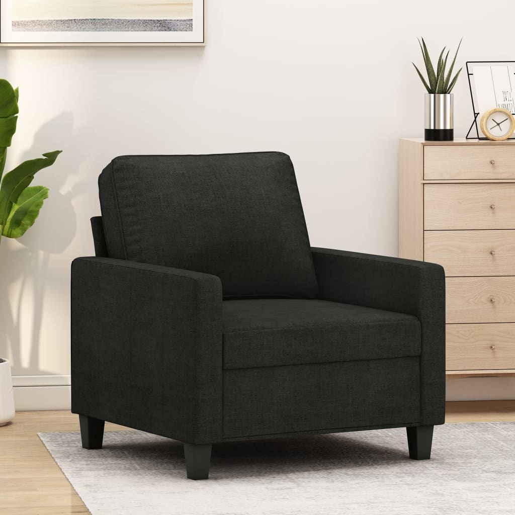 vidaXL Fauteuil Zwart - 60cm - Zo Goed Als Nieuw! - 35% Korting
