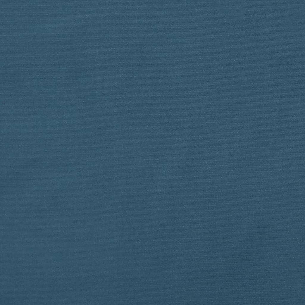 vidaXL Hoofdborden 2x 90cm Donkerblauw Fluweel -42%!