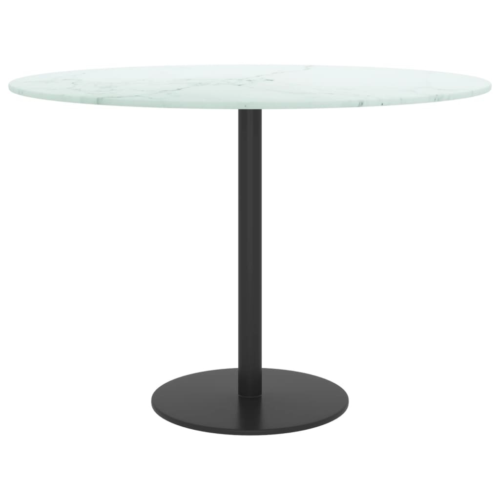 VidaXL Tafelblad Ø60cm Marmer Wit - 35% Korting!