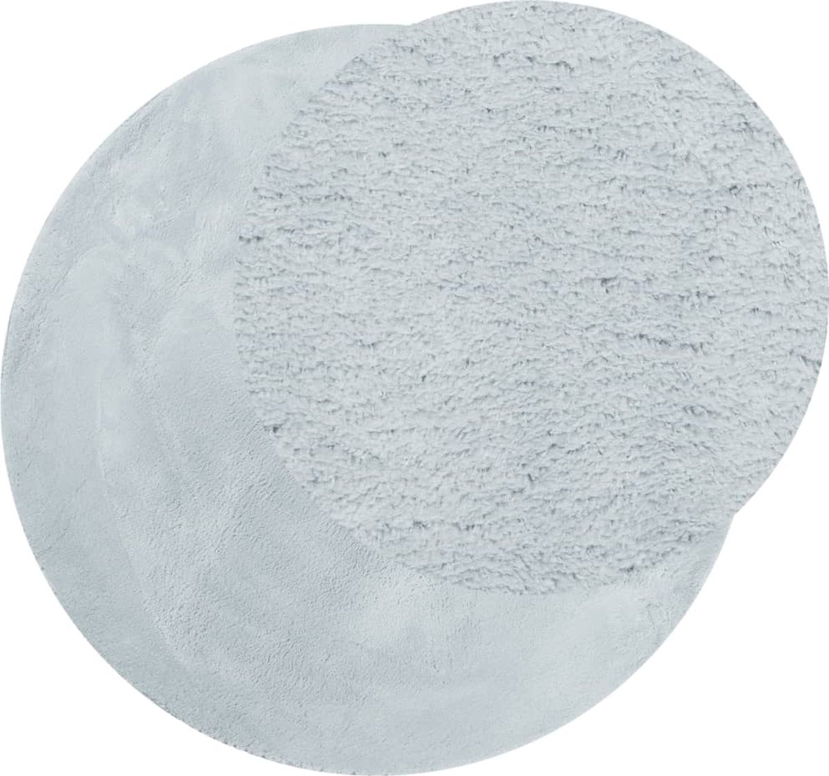 vidaXL Blauw Rond Vloerkleed Ø100cm - 57% Korting!