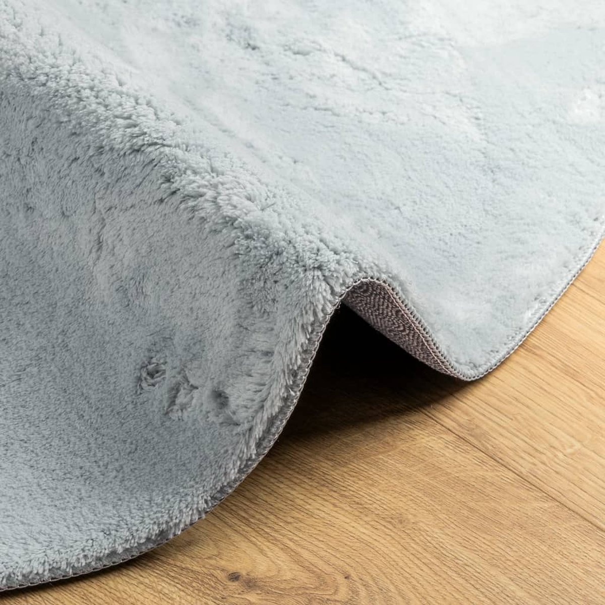 vidaXL Blauw Rond Vloerkleed Ø100cm - 57% Korting!