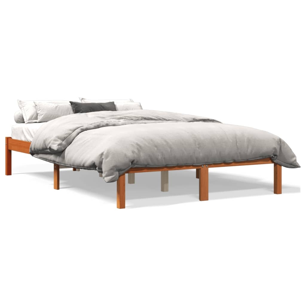 Grenen Bed 140x190 Wasbruin - 47% Korting! (Retour)