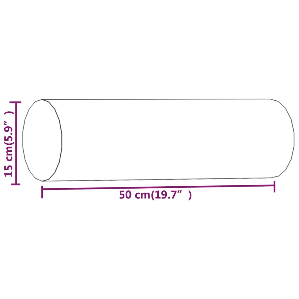 vidaXL Sierkussens Geel 15x50cm (2 st) - 41% Korting!