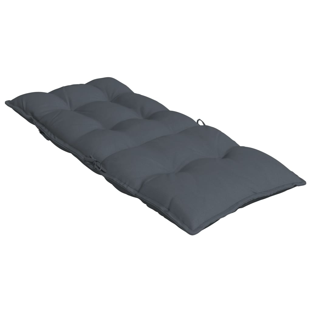 Stoelkussens Hoge Rug Antraciet (4 st) - 47% Korting!