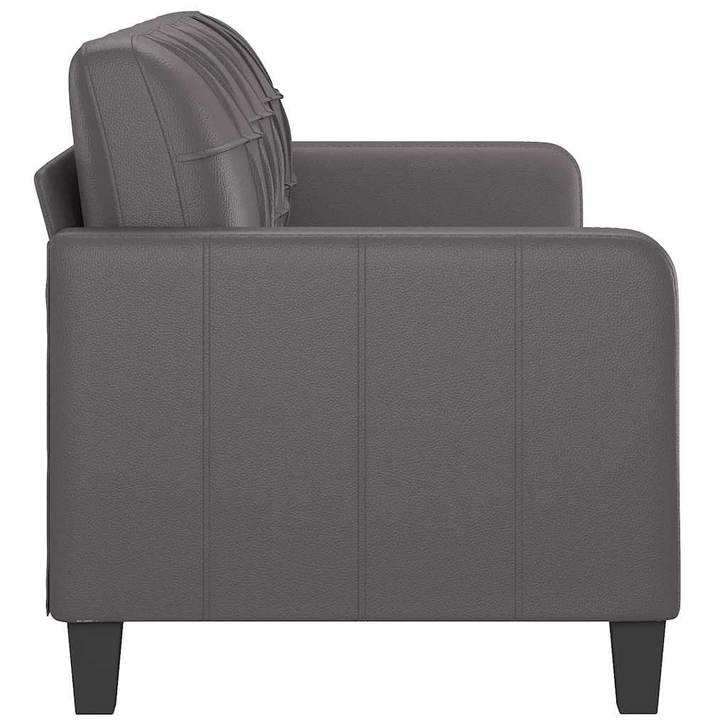 vidaXL 3-Zitsbank Grijs Kunstleer - Krasje, Topdeal! 35% Korting