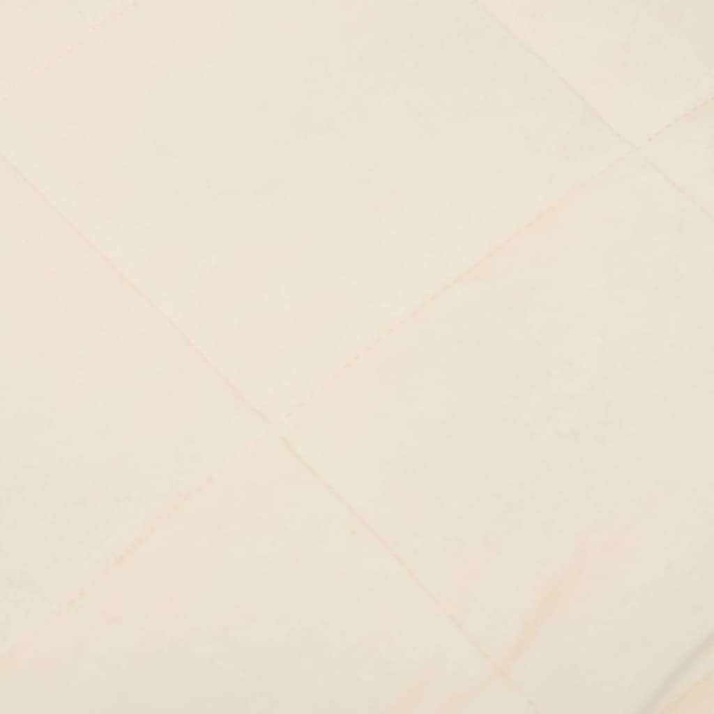 VidaXL Verzwaringsdeken 150x200cm 7kg Lichtcrème - 41% Korting!