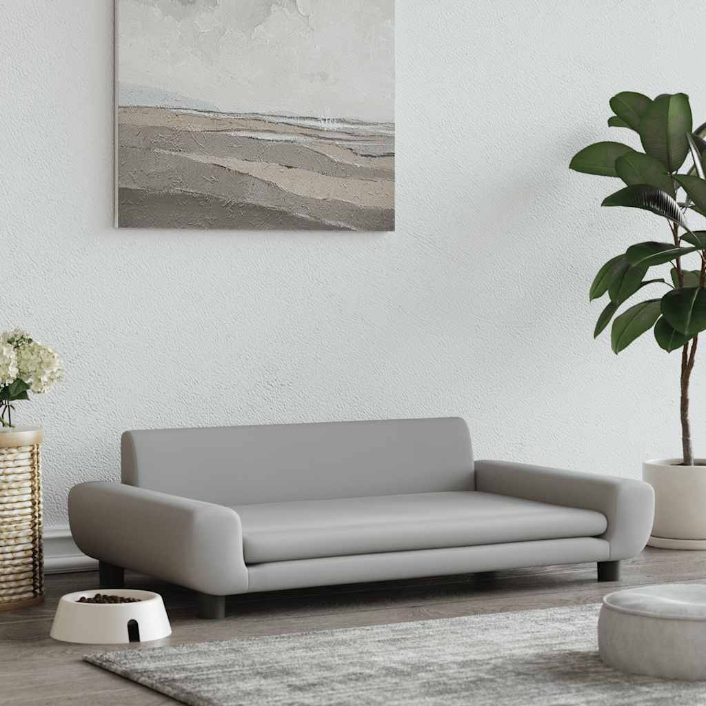 VidaXL Hondenmand Fluweel Lichtgrijs 100cm - 42% Korting!