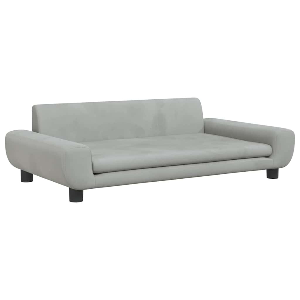 VidaXL Hondenmand Fluweel Lichtgrijs 100cm - 42% Korting!