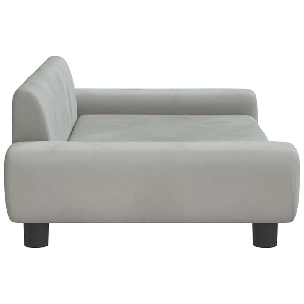 VidaXL Hondenmand Fluweel Lichtgrijs 100cm - 42% Korting!