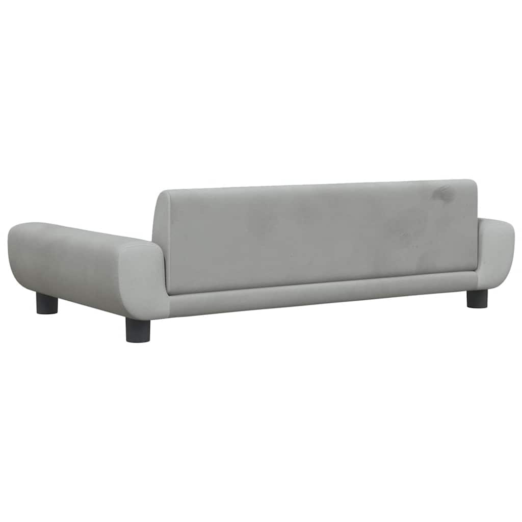 VidaXL Hondenmand Fluweel Lichtgrijs 100cm - 42% Korting!