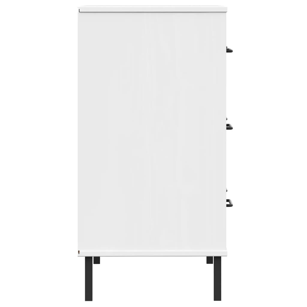 vidaXL Dressoir Wit Hout - Oslo Serie - 62% Korting!