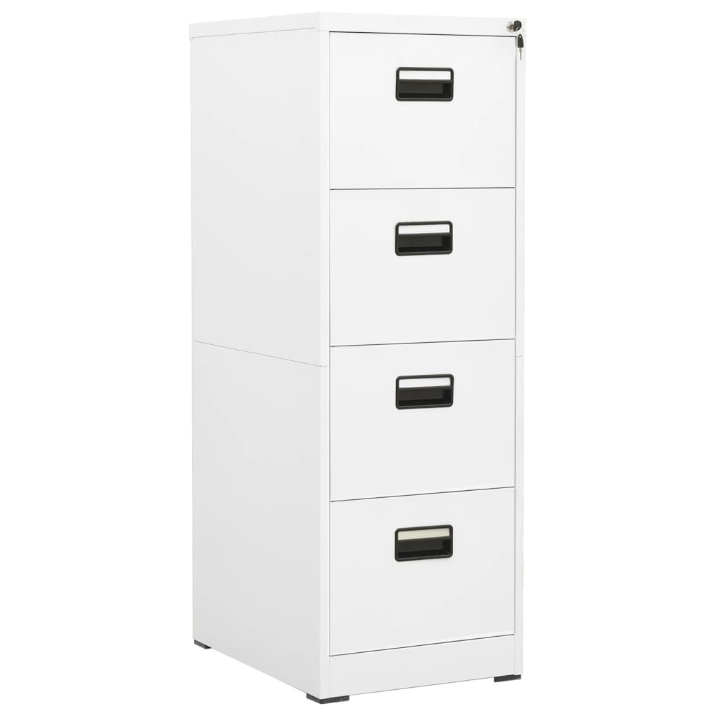 vidaXL Archiefkast Wit Staal - 42% Korting!