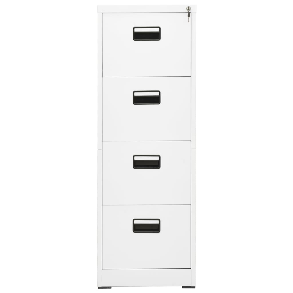 vidaXL Archiefkast Wit Staal - 42% Korting!