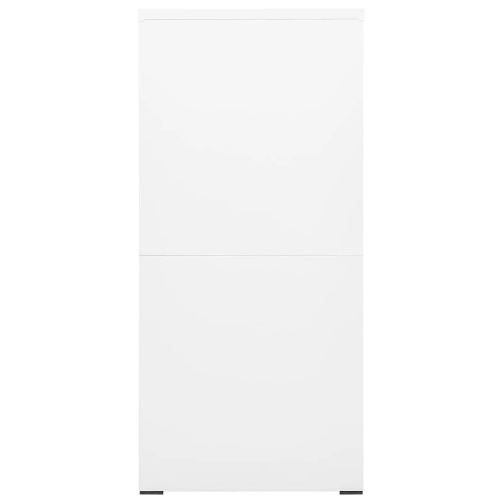vidaXL Archiefkast Wit Staal - 42% Korting!