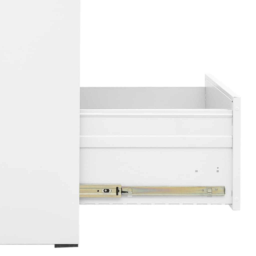 vidaXL Archiefkast Wit Staal - 42% Korting!