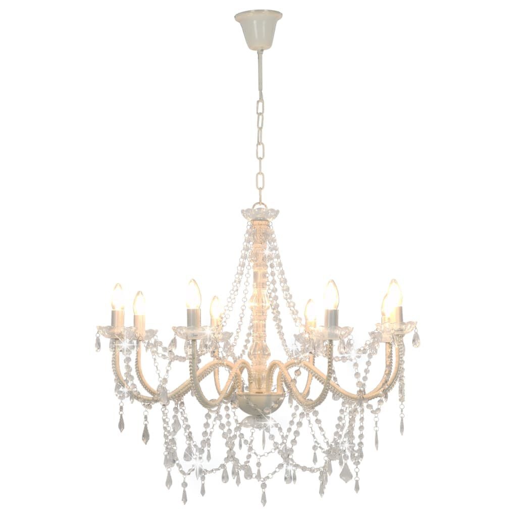 Kroonluchter Wit 8xE14 - vidaXL - 53% Korting!