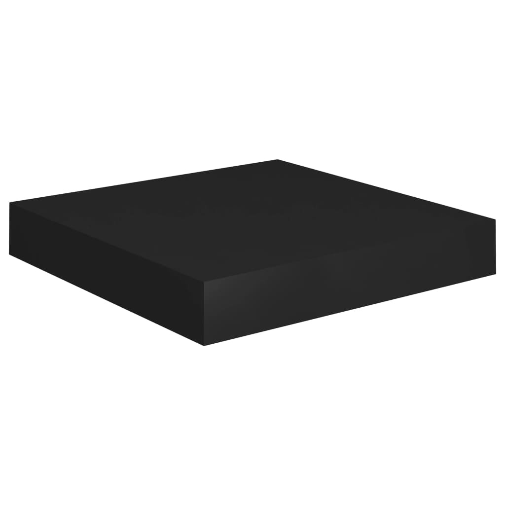 vidaXL Zwevende Wandschappen (4x) Zwart - 60% Korting!