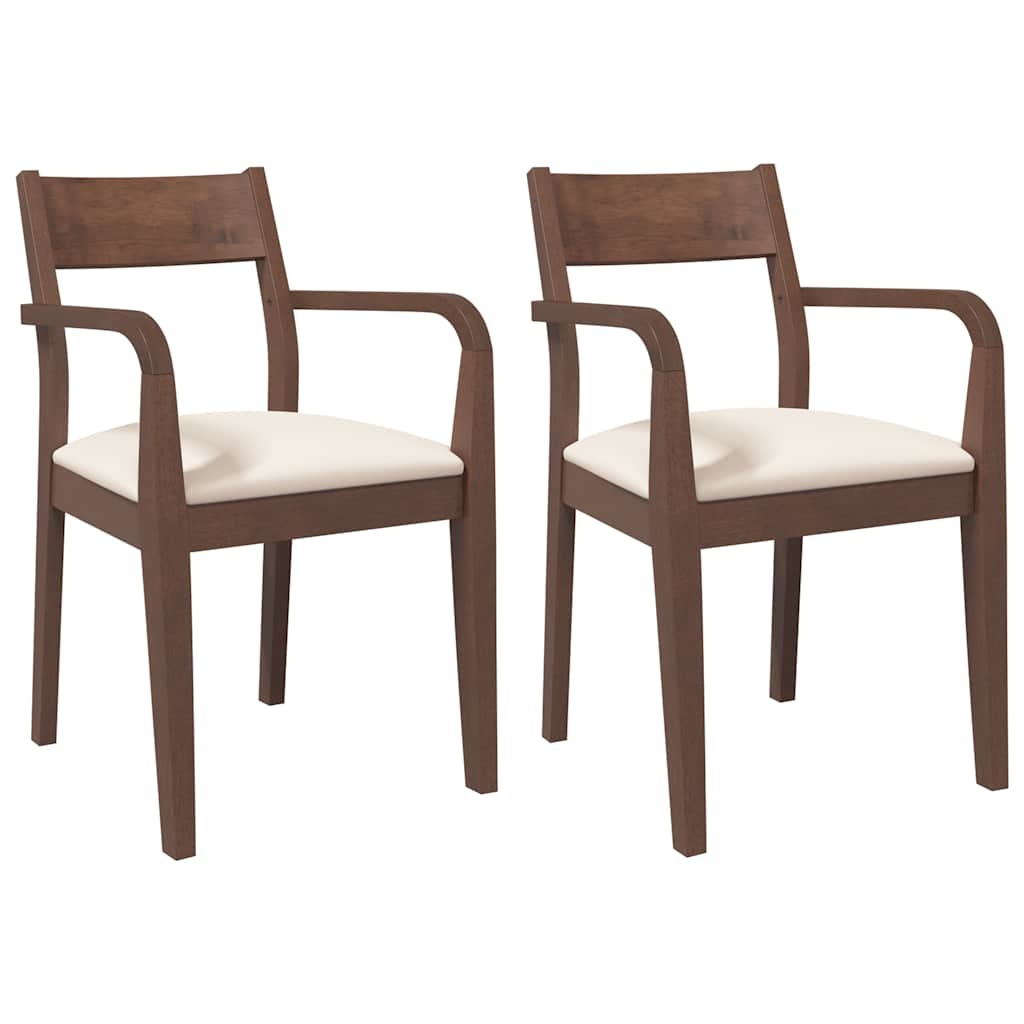 vidaXL Eetkamerstoelen (2 st) Bruin -42% Korting!