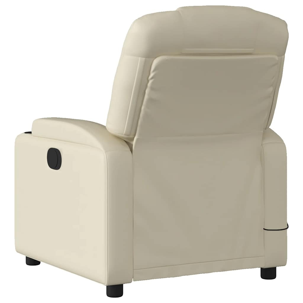 vidaXL Massagestoel Crème Kunstleer - 42% Korting!