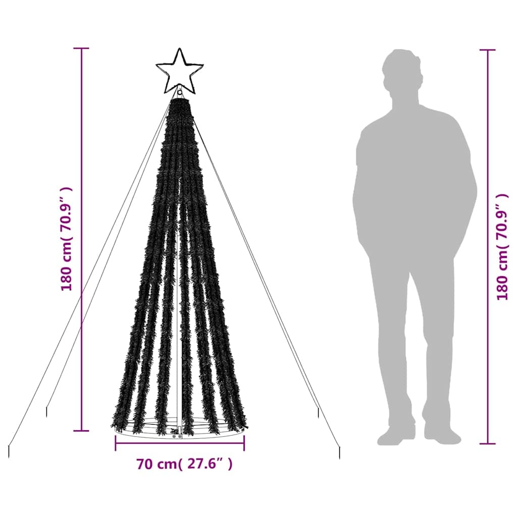 LED Kerstboom 180cm Warm Wit - 42% Korting!