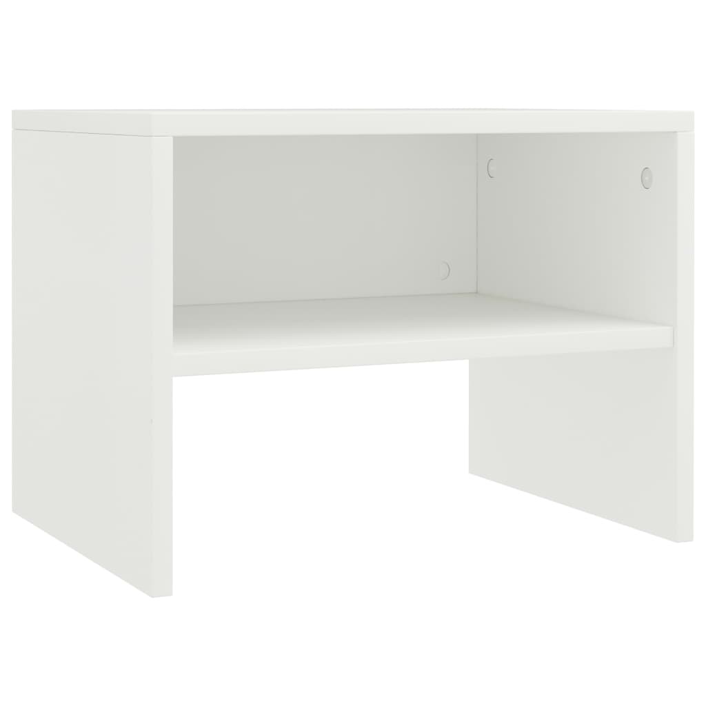 vidaXL Nachtkastjes Set (2) Wit Hout - 47% Korting!