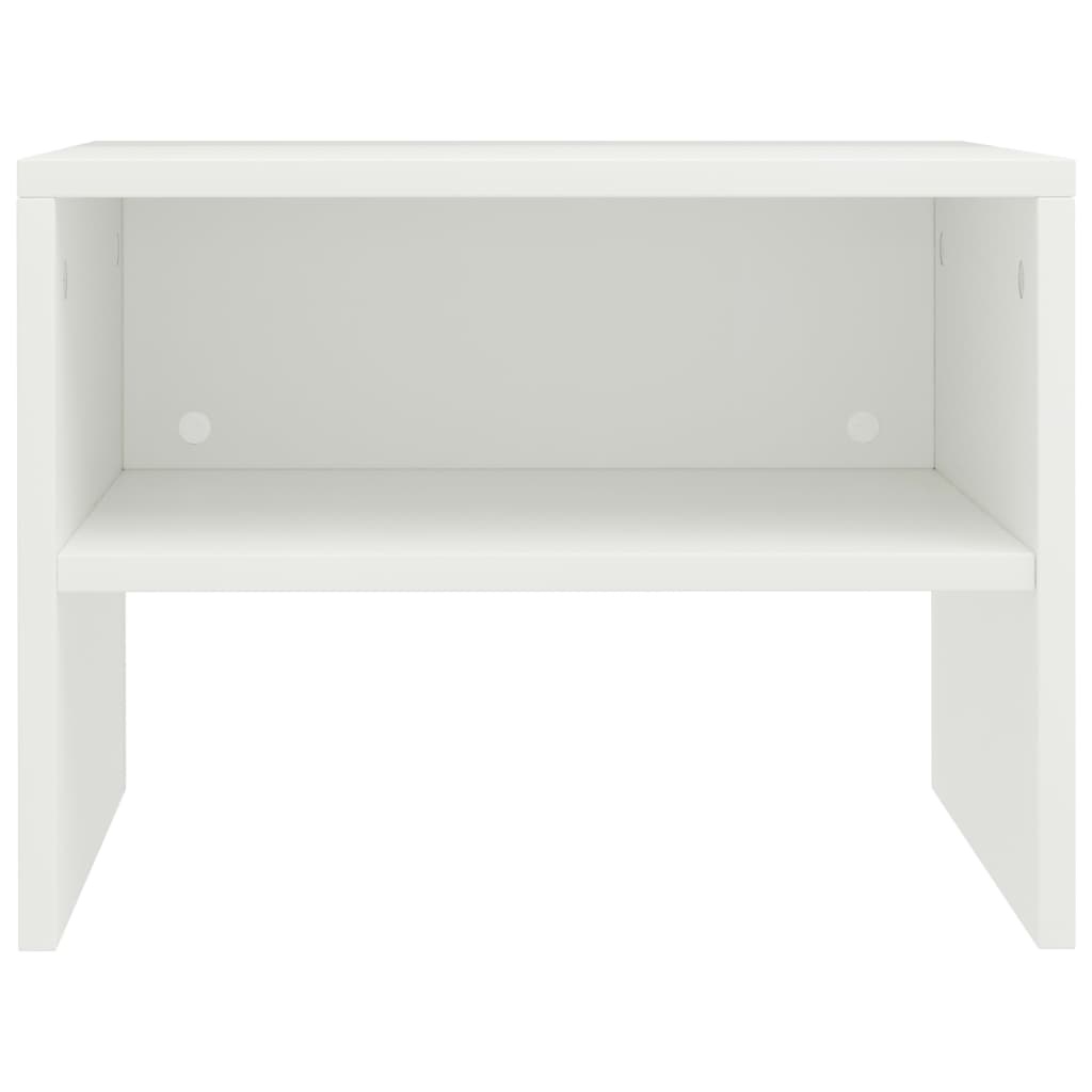vidaXL Nachtkastjes Set (2) Wit Hout - 47% Korting!