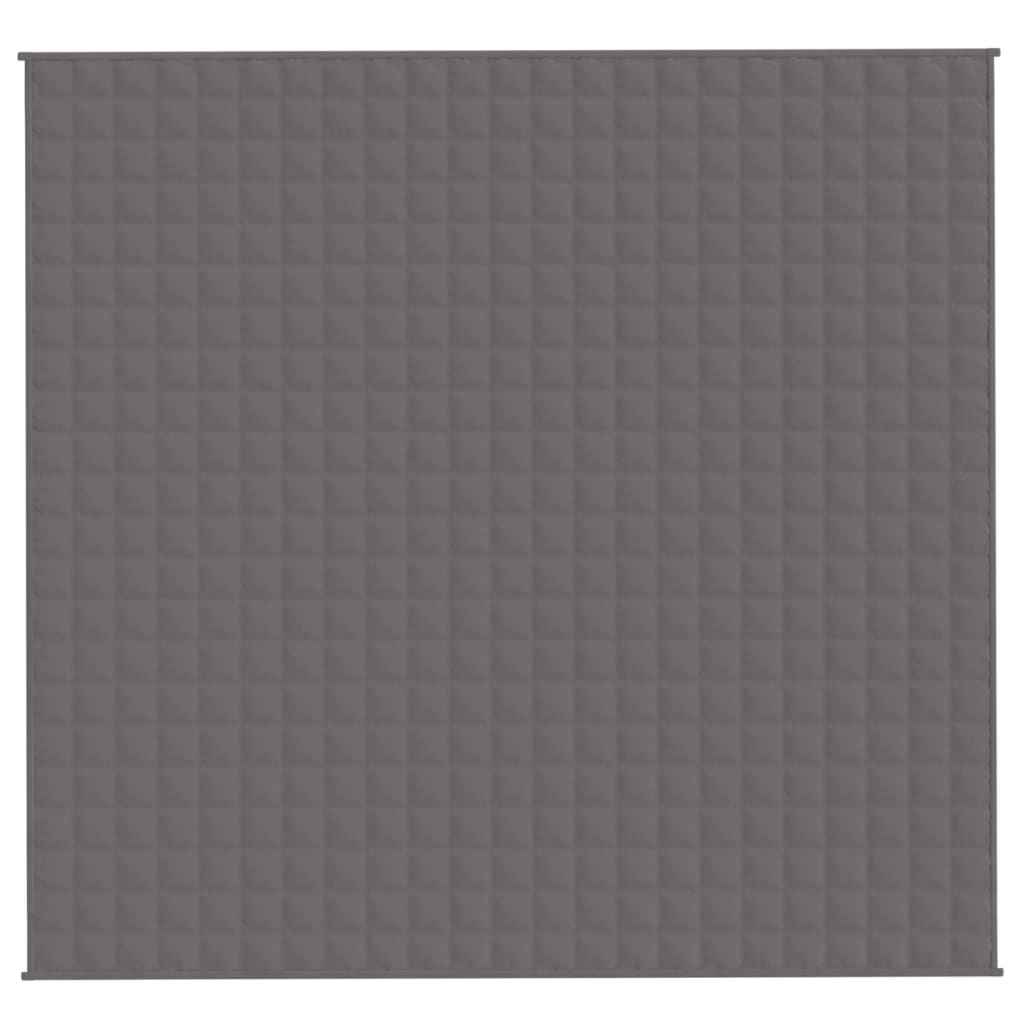 vidaXL Verzwaringsdeken 220x235 cm Grijs - 42% Korting!
