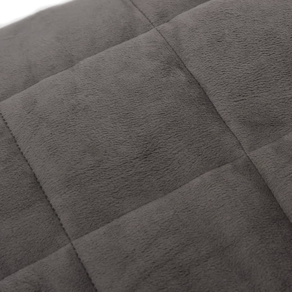 vidaXL Verzwaringsdeken 220x235 cm Grijs - 42% Korting!
