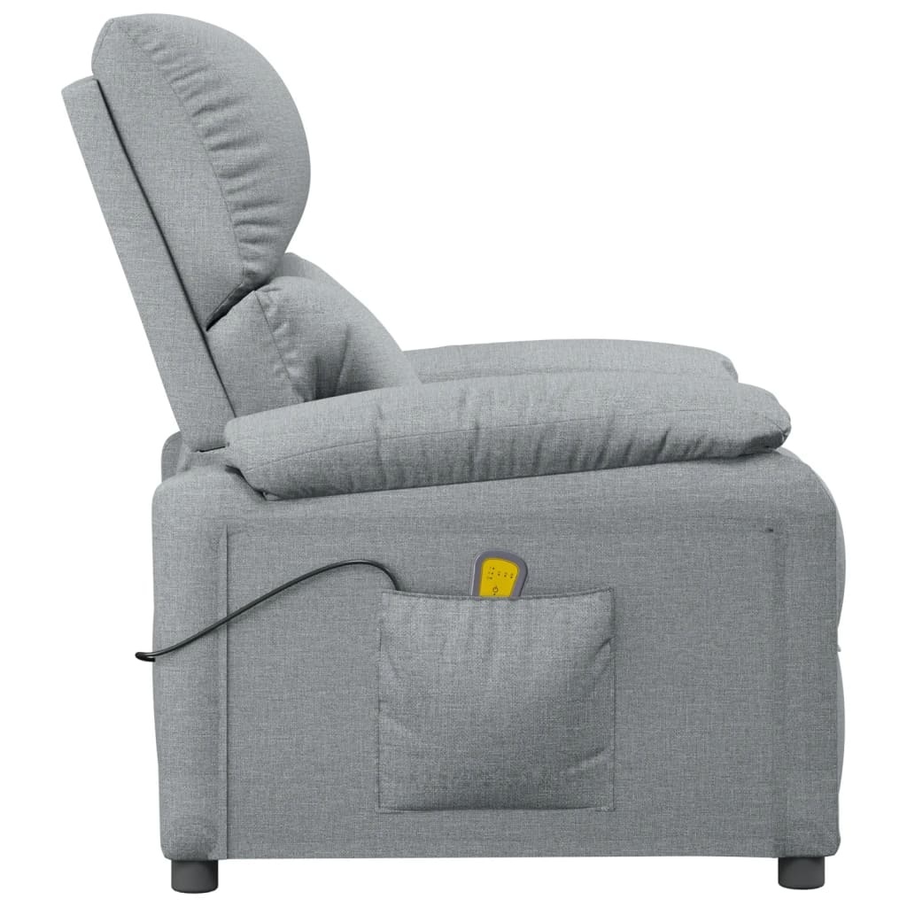 vidaXL Massagestoel Lichtgrijs - 41% Korting! Gebruikssporen