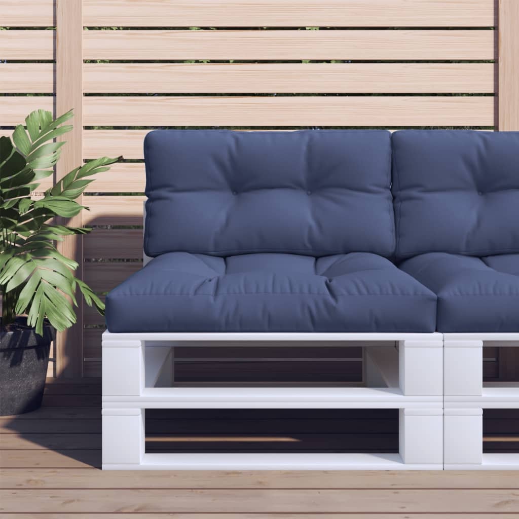 vidaXL Palletkussen Marineblauw 70x40x12 - 35% Korting!