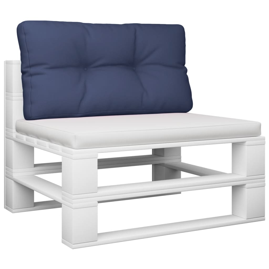 vidaXL Palletkussen Marineblauw 70x40x12 - 35% Korting!