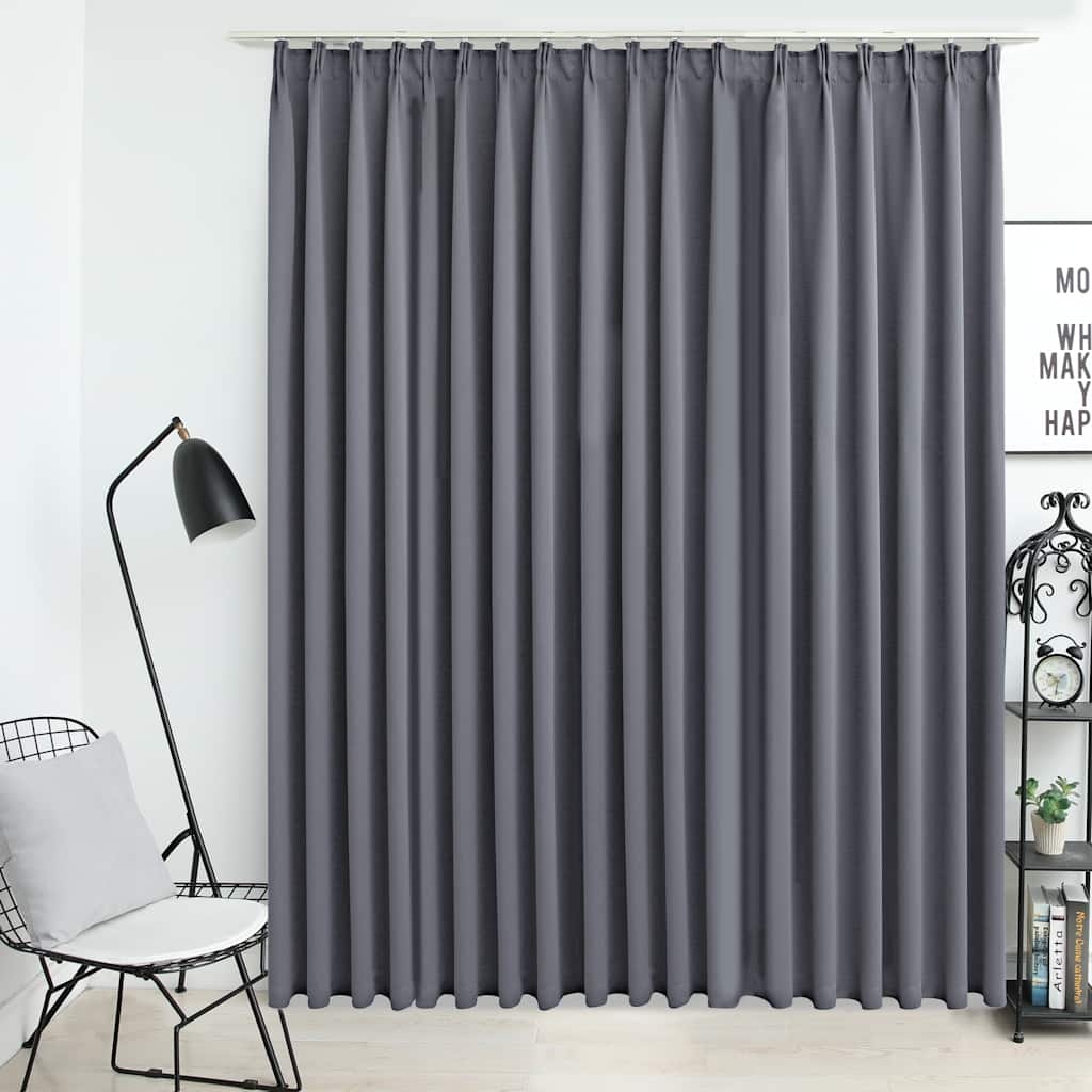 VidaXL Verduisterend Gordijn Grijs 290x245cm - 35% Korting!