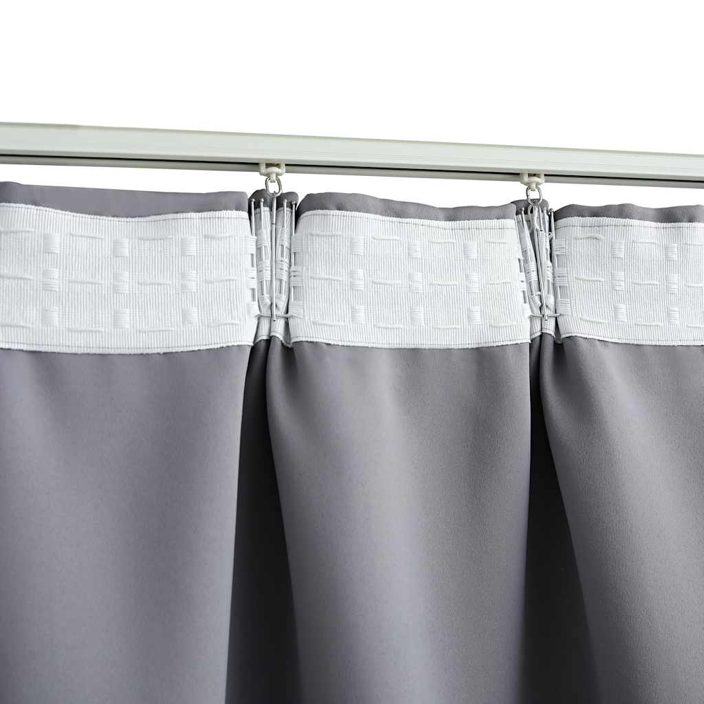 VidaXL Verduisterend Gordijn Grijs 290x245cm - 35% Korting!