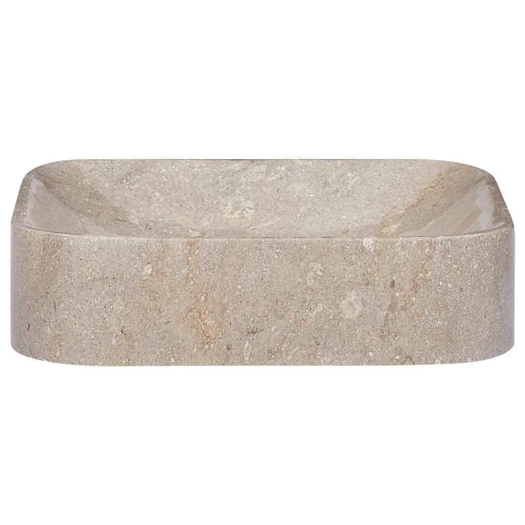 Marmeren Gootsteen Grijs 40x40 cm - 35% Korting!