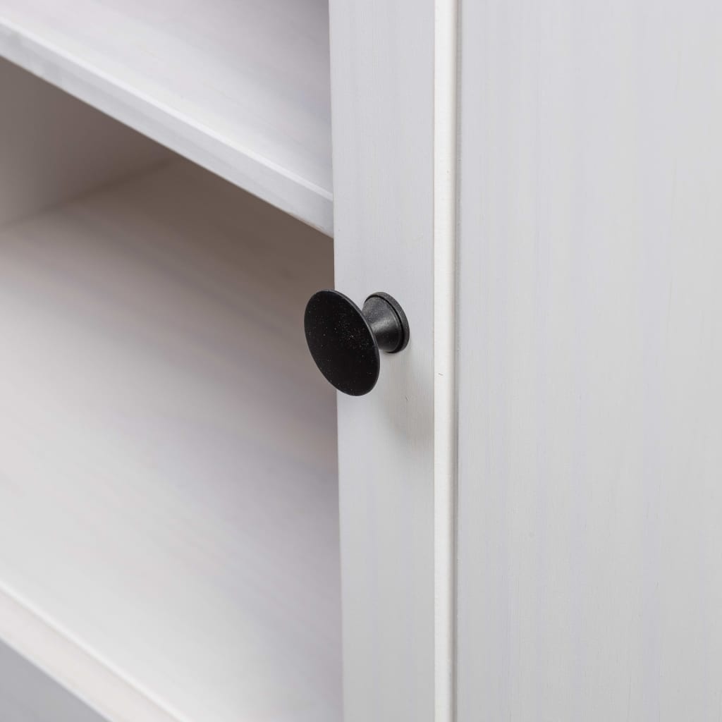 vidaXL TV-kast Grenen Wit 120cm - 35% Korting!