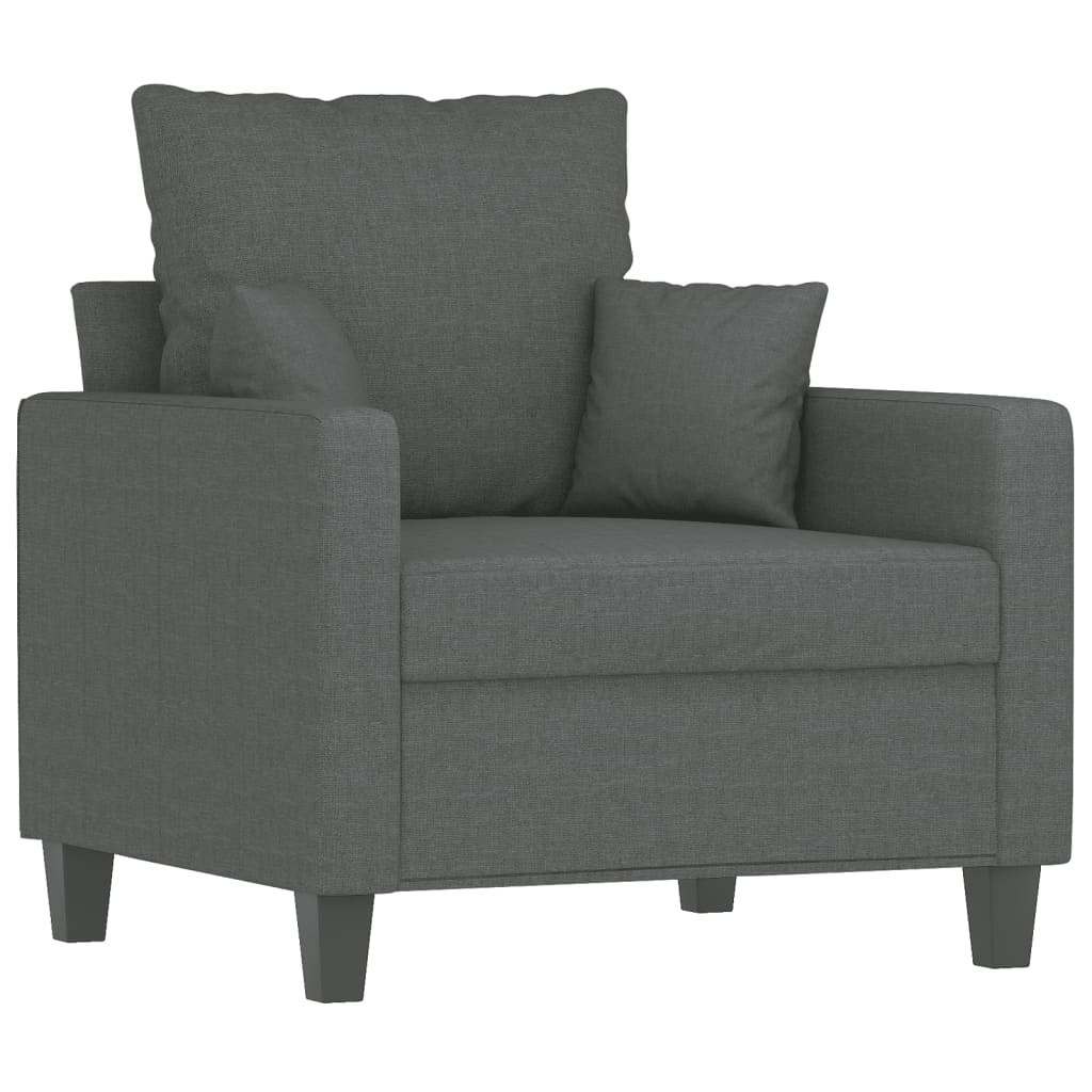 VidaXL Fauteuil Donkergrijs - 60cm - Zo Goed Als Nieuw! -35%