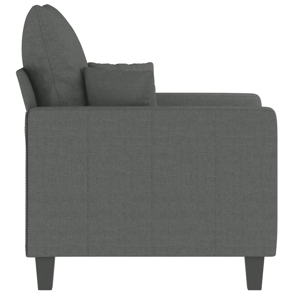 VidaXL Fauteuil Donkergrijs - 60cm - Zo Goed Als Nieuw! -35%