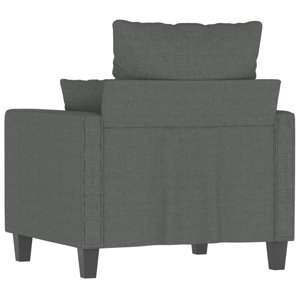 VidaXL Fauteuil Donkergrijs - 60cm - Zo Goed Als Nieuw! -35%