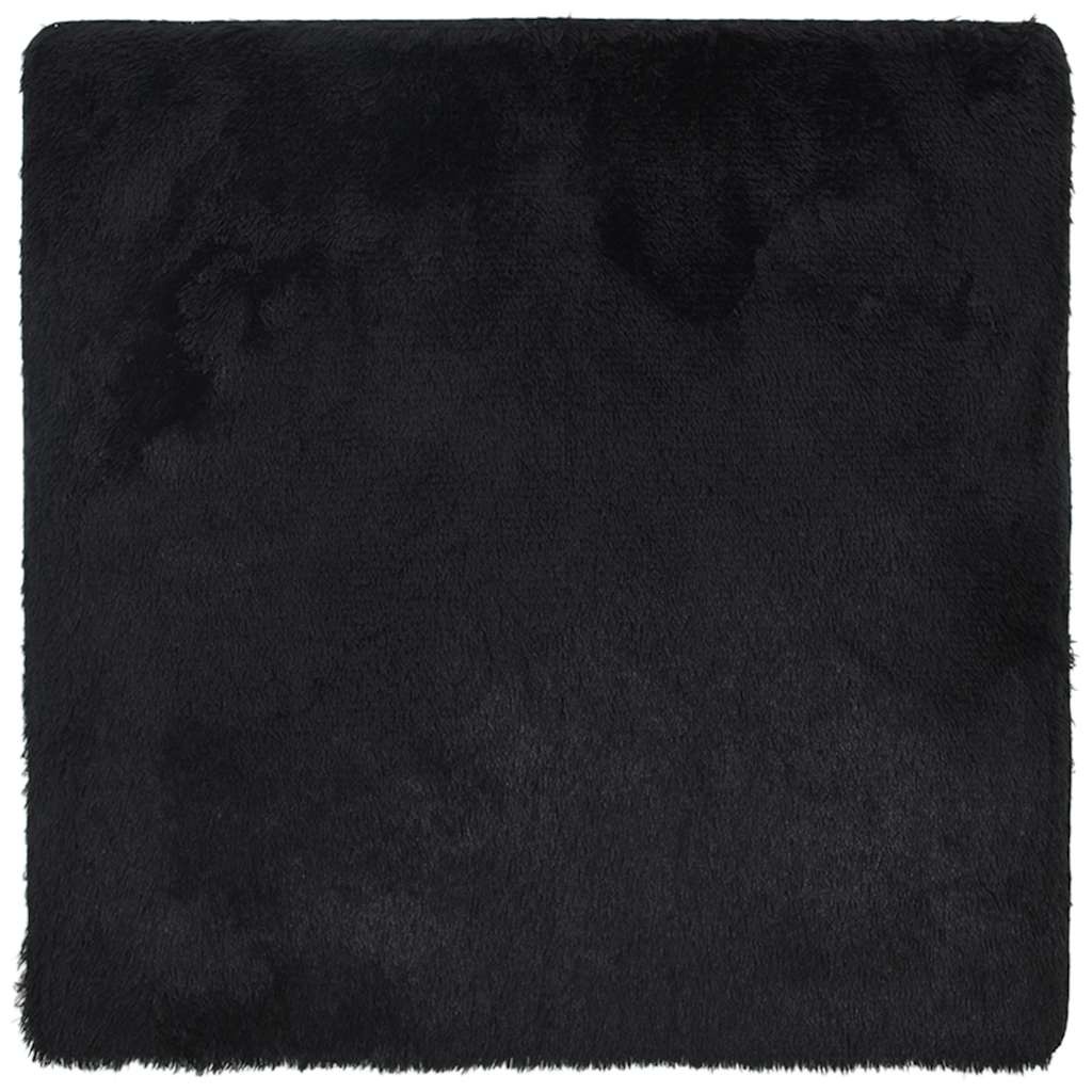 vidaXL NAVARRA Hoogpolig Kleed 240x240 Zwart - 35% Korting!